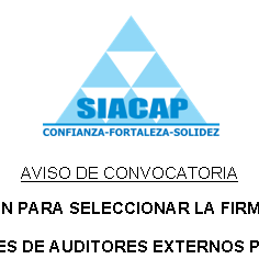 Aviso de Convocatoria