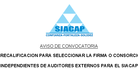 Aviso de Convocatoria