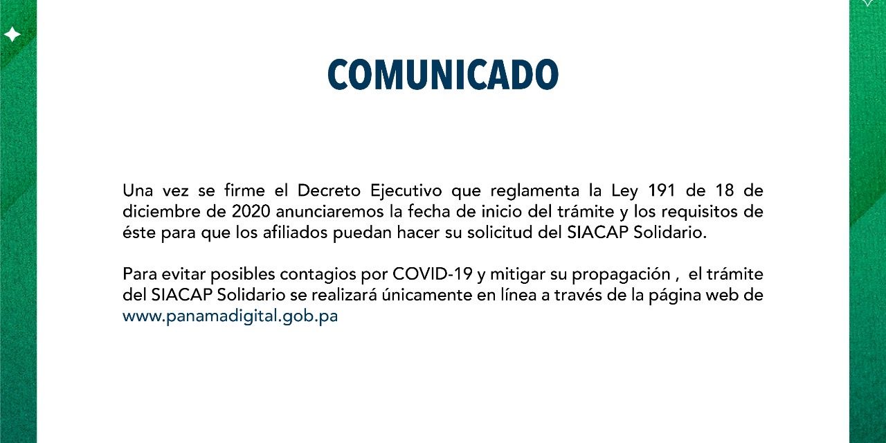 Noticia SIACAP SOLIDARIO 1